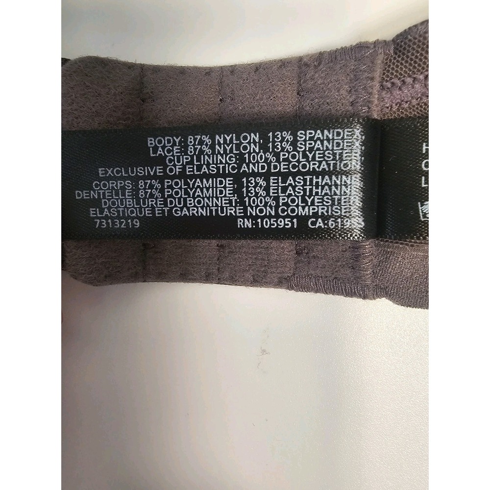 Natori bra 7313219 Refined Contour Underwire Dark Gray size 36D New - Picture 7 of 7